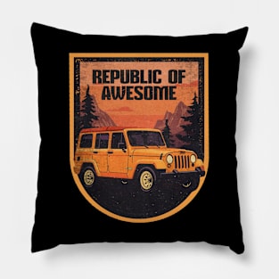 Republic of Awesome! Pillow