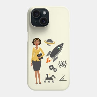 Black Women in STEM Solo Aerospace Engineer Phone Case