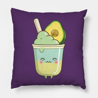 Avocado Slush cute kawaii Pillow