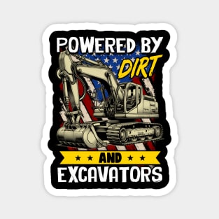 Construction Crew Chic Excavator Tee for Heavy Equipment Enthusiasts Magnet
