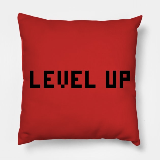 Level Up Pillow by Joebarondesign