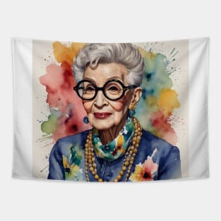 Iris Apfel Tapestry