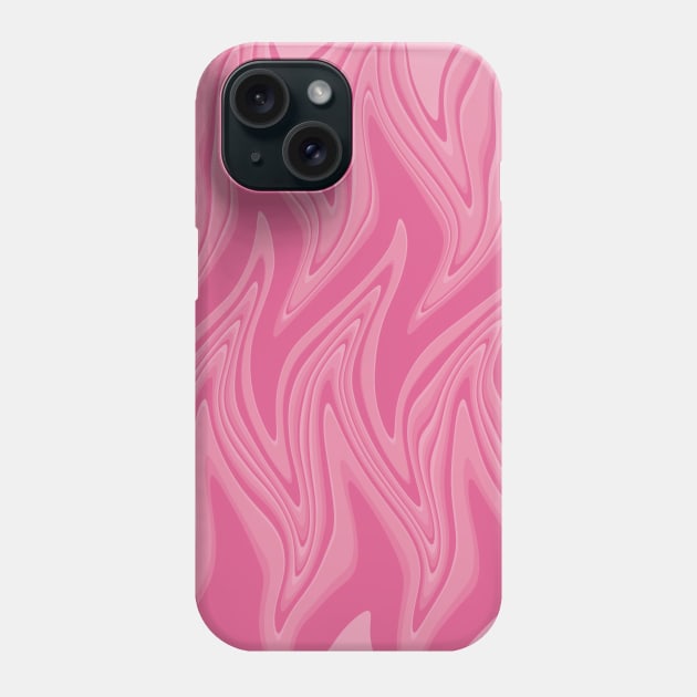 Warped in Pink Phone Case by LAEC