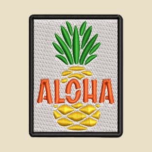 Aloha Pineapple Patch T-Shirt