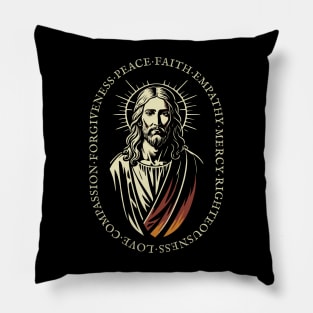 Jesus Christ Love Faith Christian Gift Idea Pillow