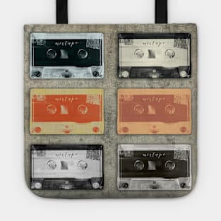 Retro Mixtape variations Tote