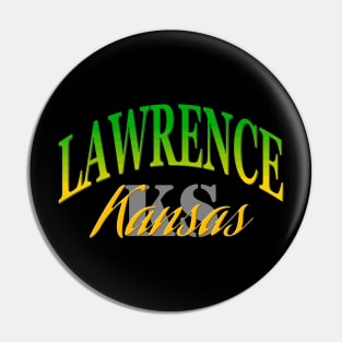 City Pride: Lawrence, Kansas Pin