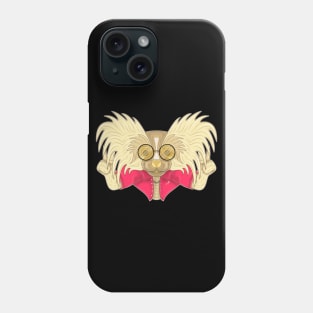 santa papillon dog Phone Case