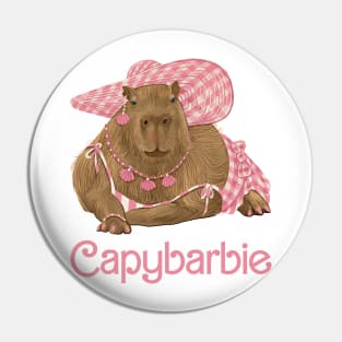 Capybarbie Pin