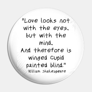 quote William Shakespeare Pin