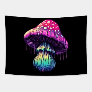 Trippy mushroom pastel goth Tapestry