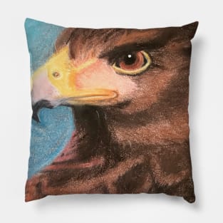 Red Hawk Artwork Pillow