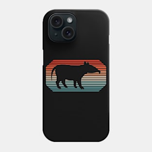 Vintage Tapir Retro Liebe Motiv Frauen Rettet Phone Case