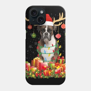 Boxer Christmas Gift t-shirt Dog Lover Christmas Gift Phone Case