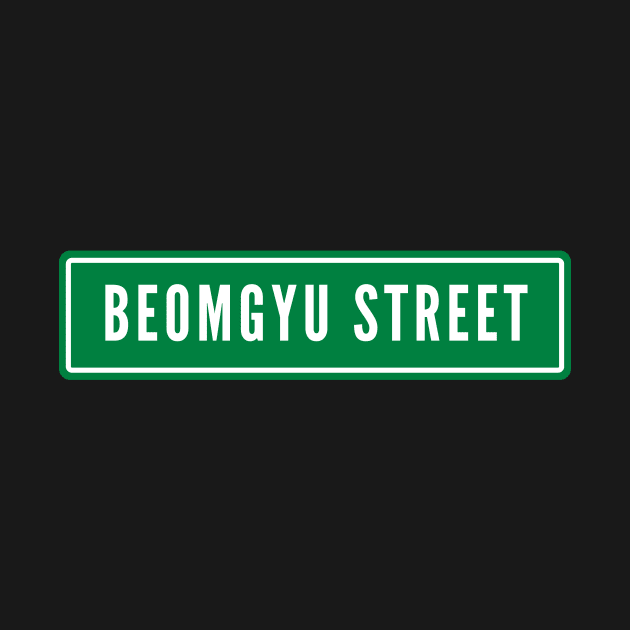 Beomgyu Street Sign TXT by wennstore