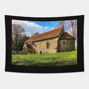 Swyncombe Church in Springtime Tapestry