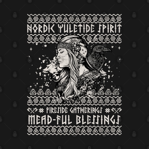 Viking Ugly Christmas Sweater by NorseMagic