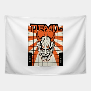 Oni Mask Tapestry