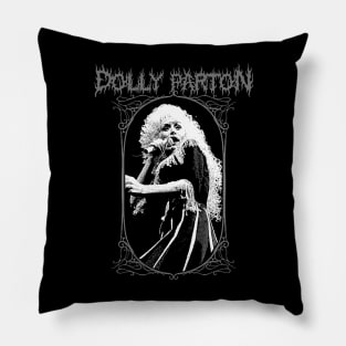 Dolly Parton Metal Style Pillow