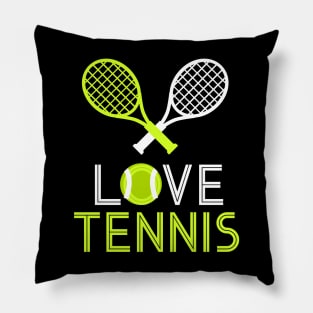 Love tennis Pillow