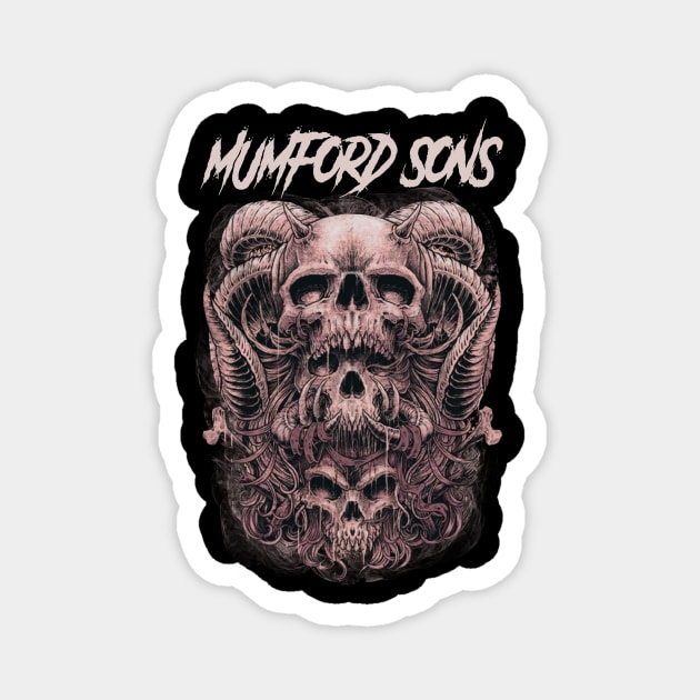 MUMFORD AND SONS BAND Magnet by batubara.studio