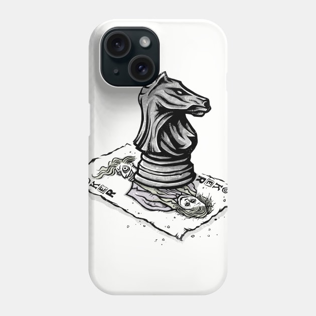 The Black Knight Phone Case by kg07_shirts