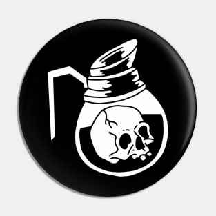 Death or Coffee Pin