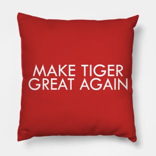 Make Tiger Great Again | Funny Golf T-Shirt Pillow