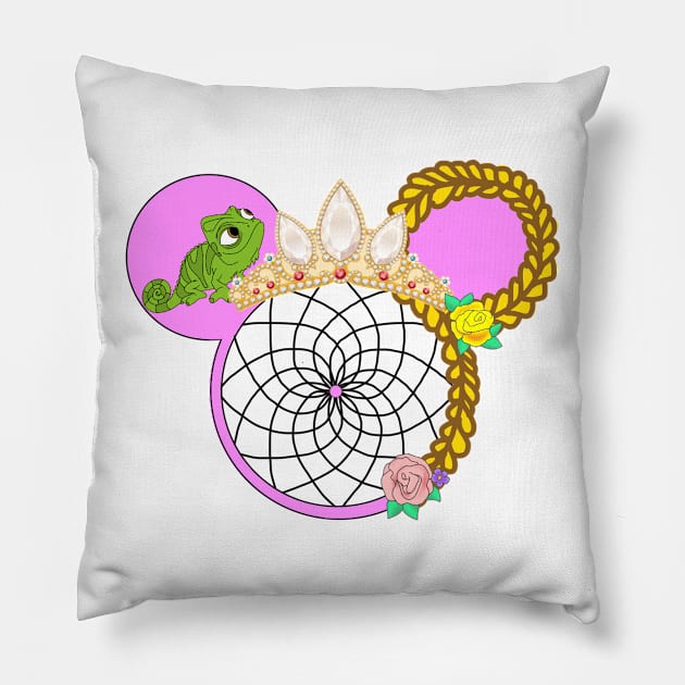 Lost Princess Dream Catcher Pillow by KimsCustomCrafts