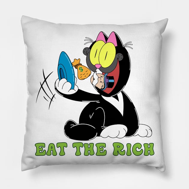 Eat Up Pillow by The Art of Dougie