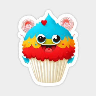 Cupcake Monster Magnet