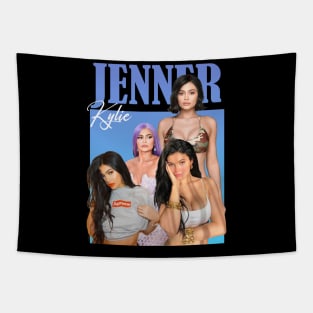 Kylie Jenner Vintage 90s Design Tapestry