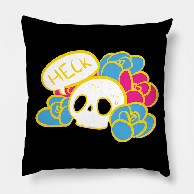 Heck (pansexual variant) Pillow by sleepyram