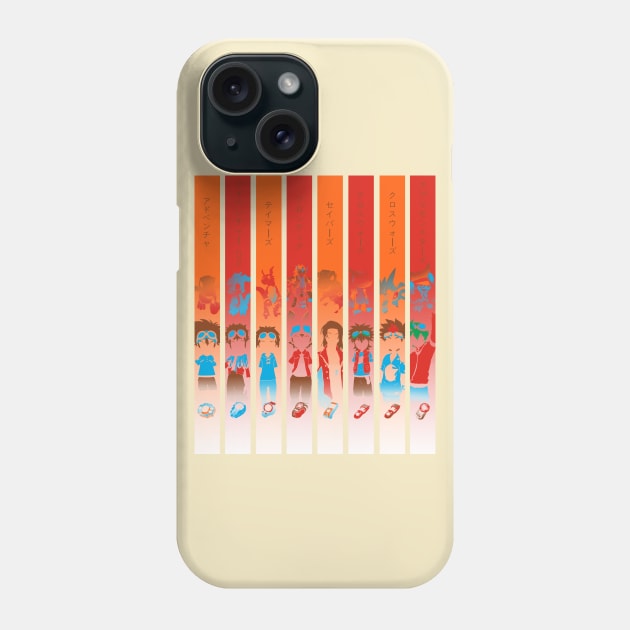 Digidestined protagonists Phone Case by ManuLuce