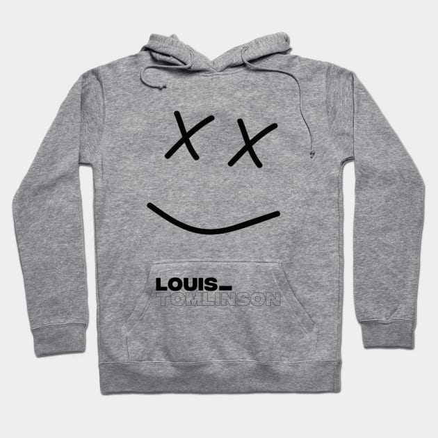 Louis Smiley Face Hoodie Sweatshirt Louis Tomlinson Logo Printed
