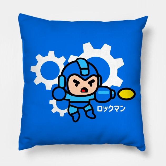 ChibiMega Pillow by evasinmas