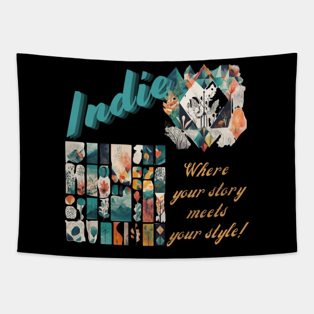 Write Your Story, Wear Your Style: Be Indie Tapestry by Inspire Me 