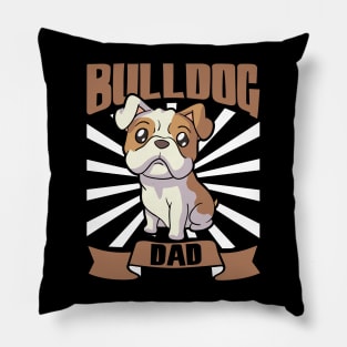 Bulldog Dad - Bulldog Pillow