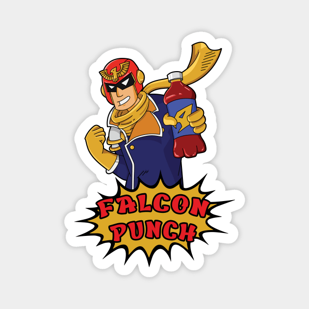 Falcon Punch Magnet by kayability