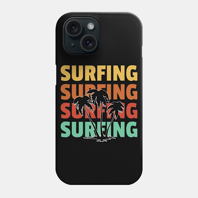 Surfing Phone Case by PorcupineTees