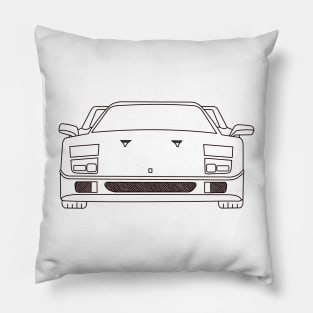 Ferrari F40 Pillow