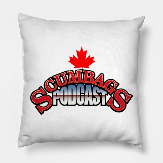 SurvivorPodcastParody Pillow by SCUMBAGS OF WRESTLING 