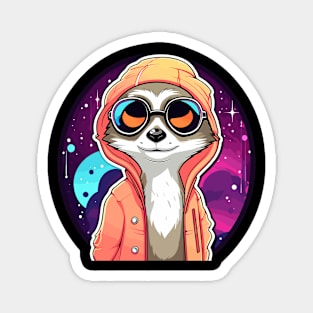 Meerkat Illustration Magnet