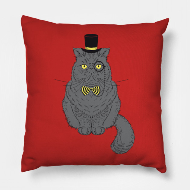 Grumpy Cat In A Hat Cat Pillow Teepublic