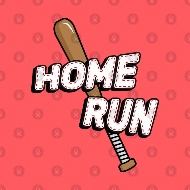 Home Run Baseball by Adrian's Outline