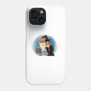 Victorian Crowley and Aziraphale Phone Case