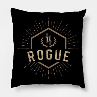 Rogue Character Class Tabletop Roleplaying RPG Gaming Addict Pillow