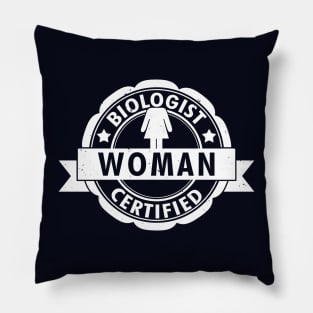 Funny 100% Women Slogan For Her Funny Women Anti Woke Meme Pillow