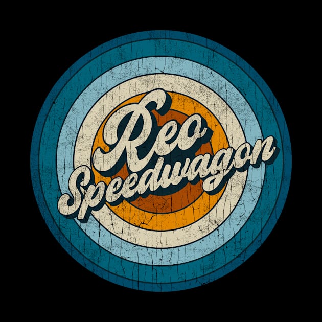 REO Speedwagon - Retro Circle Vintage by Skeletownn