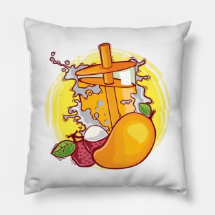 Fruit Drink Pop Pillow